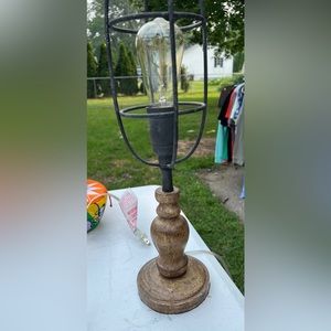 Vintage style lamp with Edison bulb